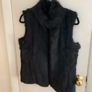 Michael Kors Black Fur Vest
